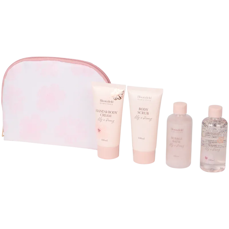 Coffret bien-être avec trousse de toilette