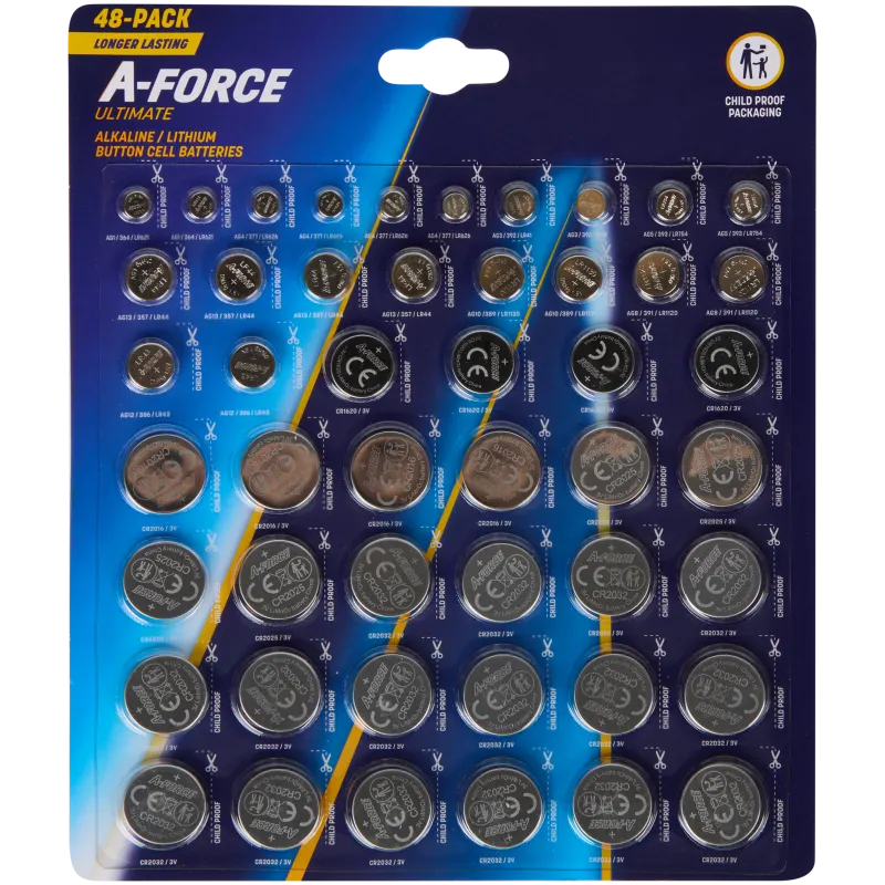 Piles boutons A-Force