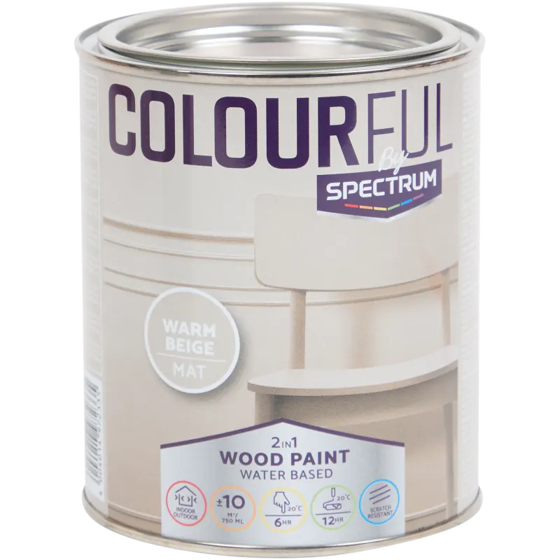 Peinture pour meubles 2-en-1 Spectrum Colourful Beige