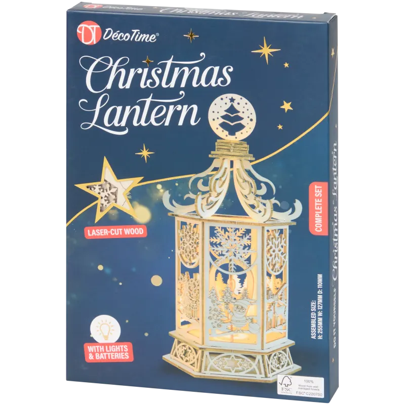 Kit créatif lanterne de Noël DécoTime