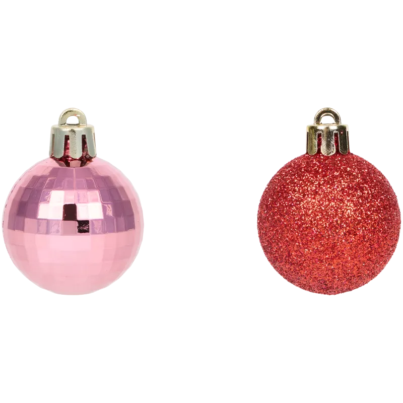 Boules de Noël en plastique