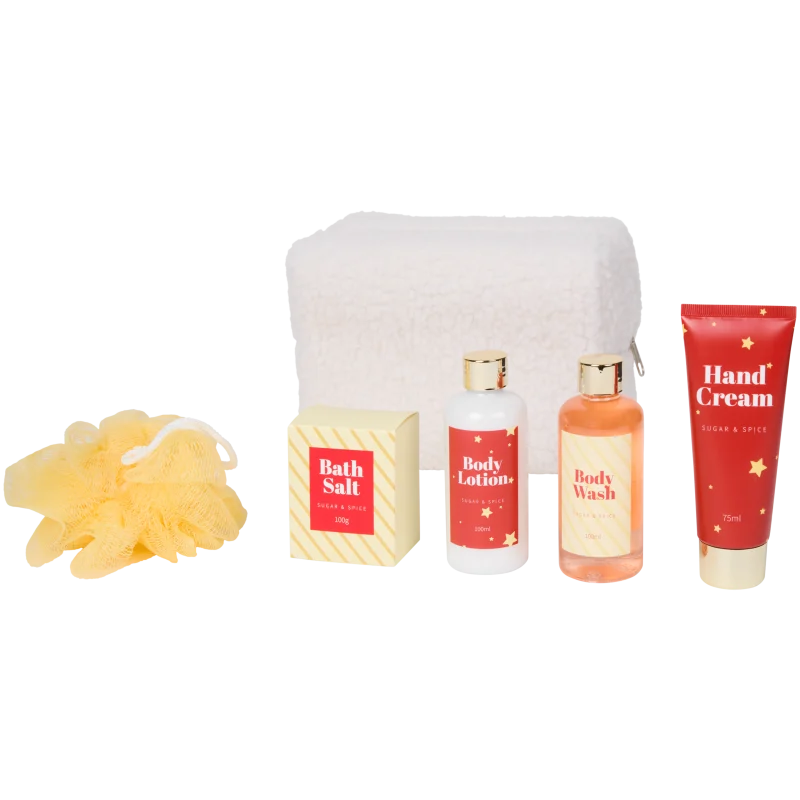 Trousse de toilette avec produits de beauté