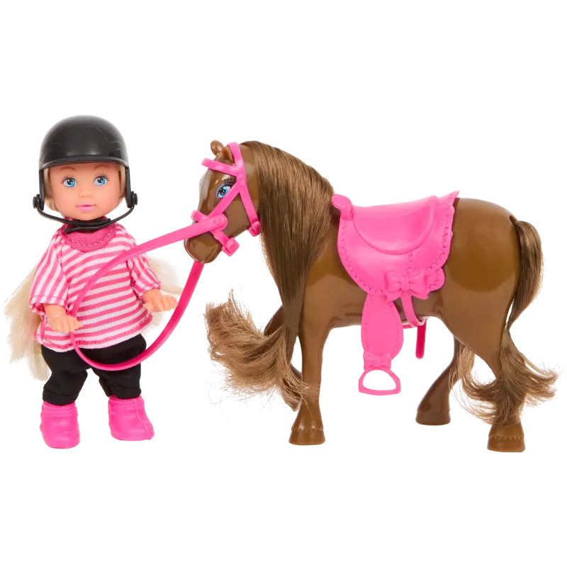 Poupée avec poney Simba Evi Love