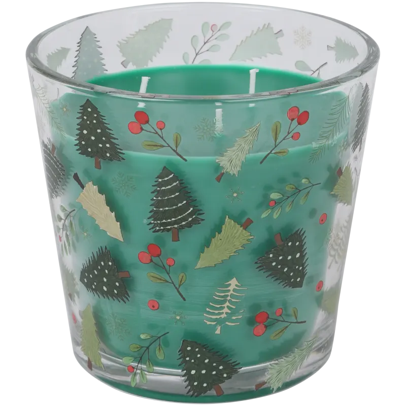 Bougie parfumée dans un verre