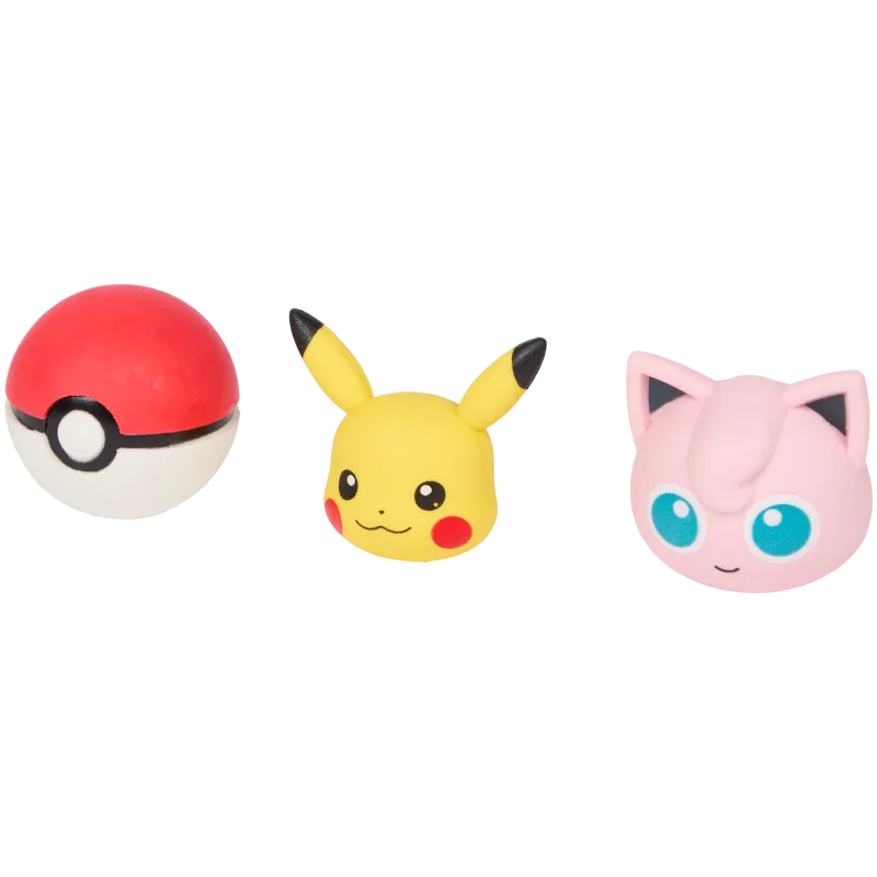Gommes ou capuchons de crayon 3D Pokémon