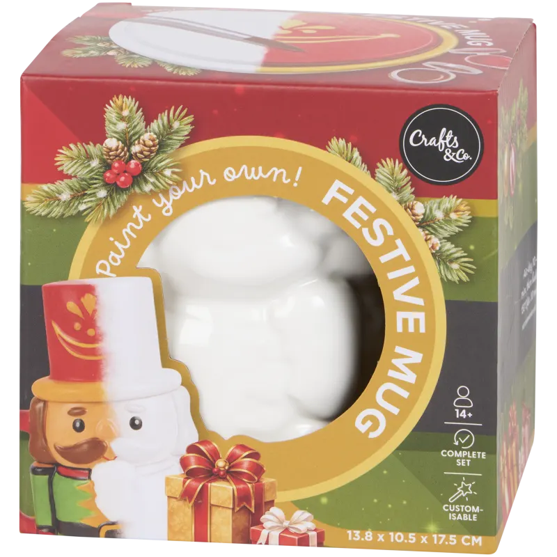 Kit peinture mug de Noël Crafts & Co