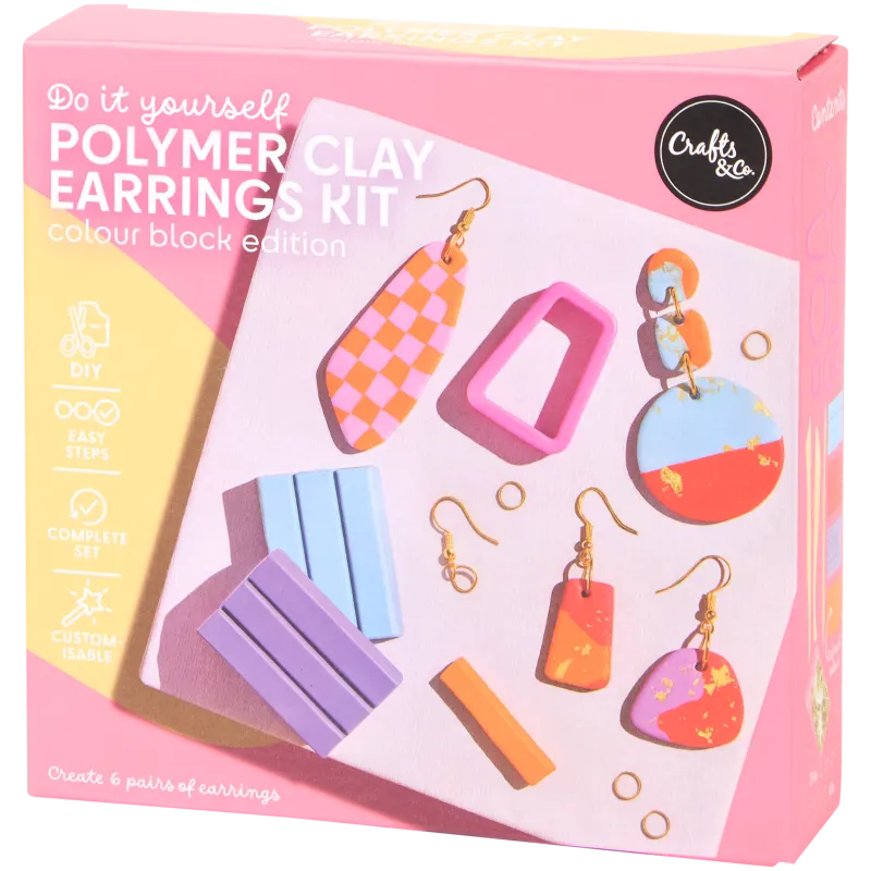 Kit créatif boucles d’oreilles Crafts & Co