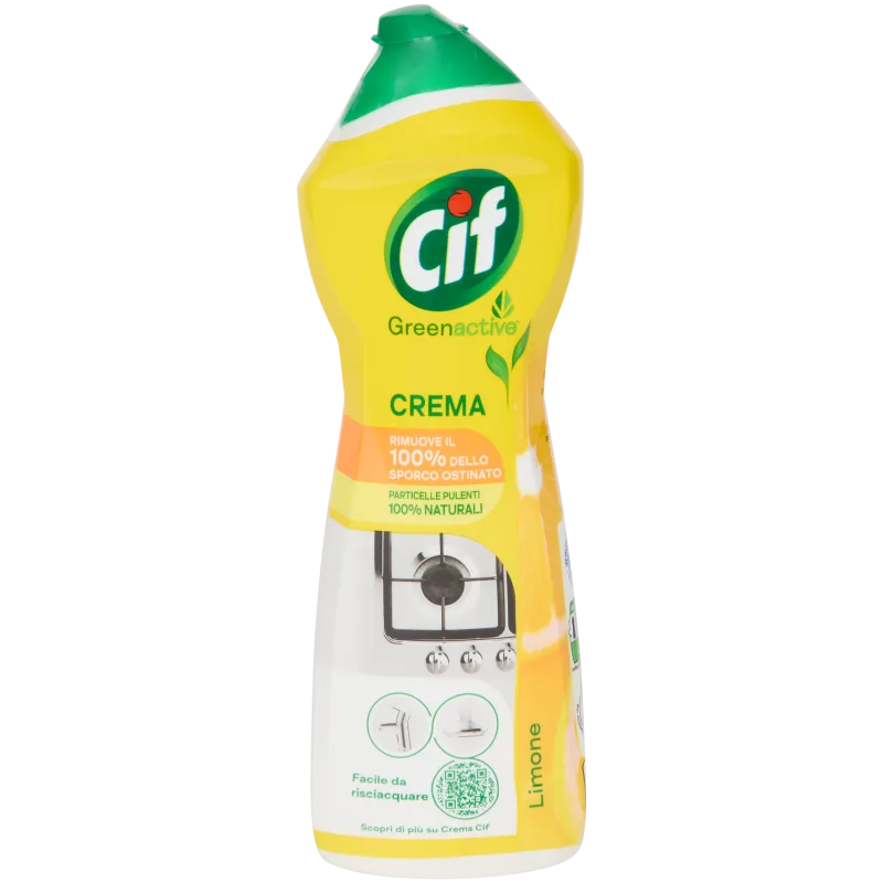 Crème nettoyante Cif Greenactive Citron