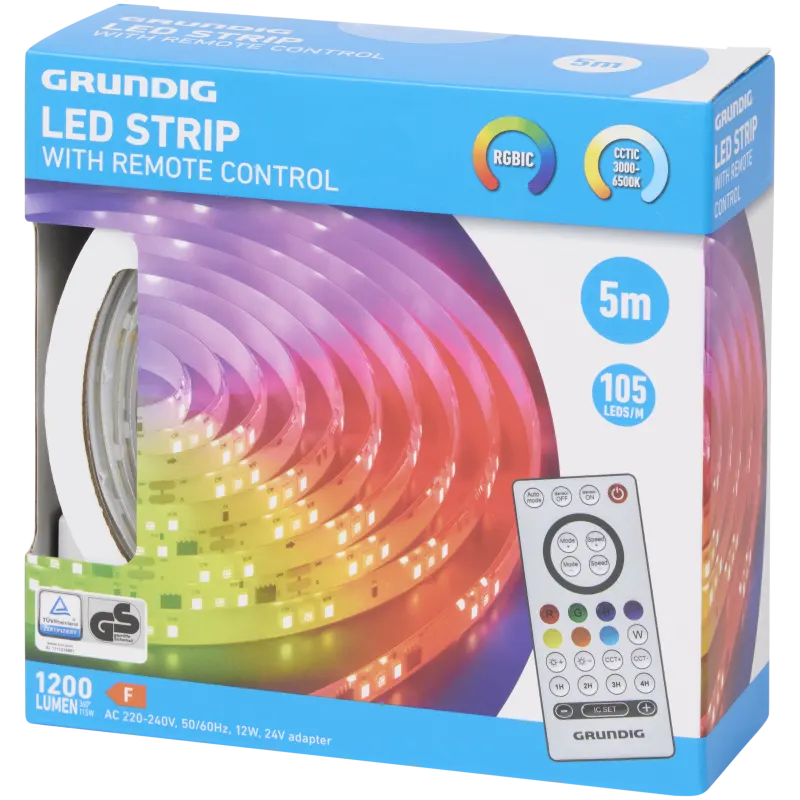 Ruban LED avec télécommande
