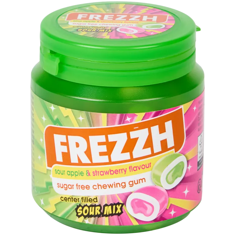 Chewing-gums Frezzh Pomme acidulée & Fraise