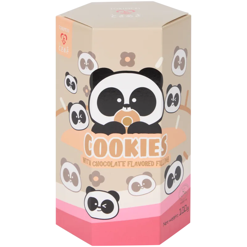 Biscuits panda fourrés au chocolat Tokimeki