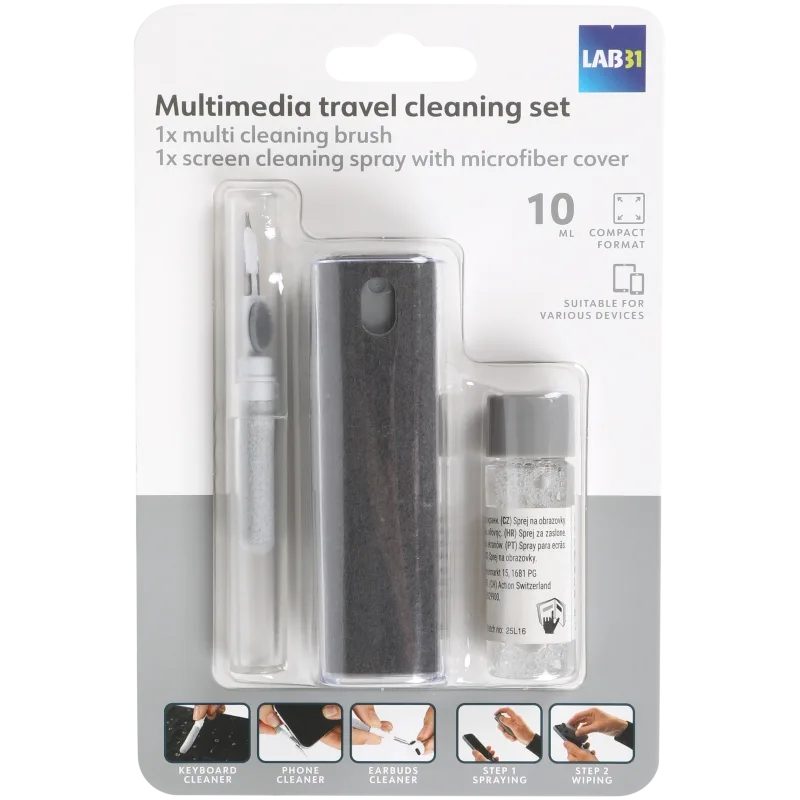 Kit de nettoyage multimédia Lab31