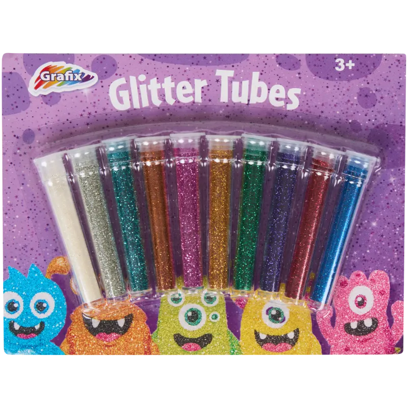 Tubes pailletés