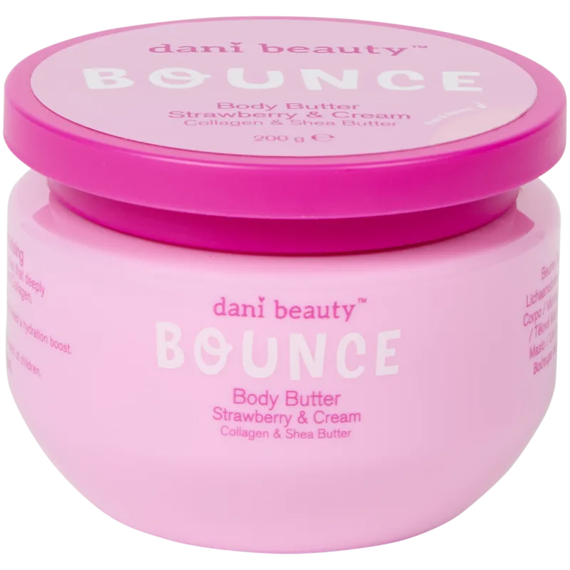 Beurre pour le corps Dani Beauty Fraise & Crème