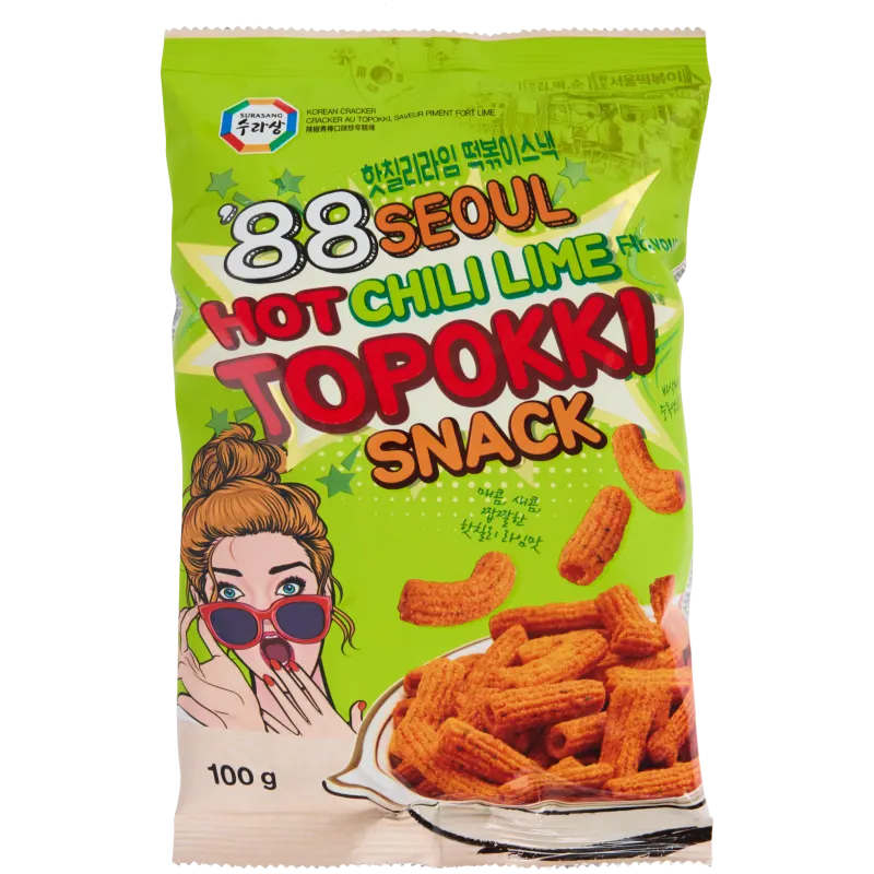 Gâteaux apéritif 88 Seoul Toppokki Piment-Citron vert