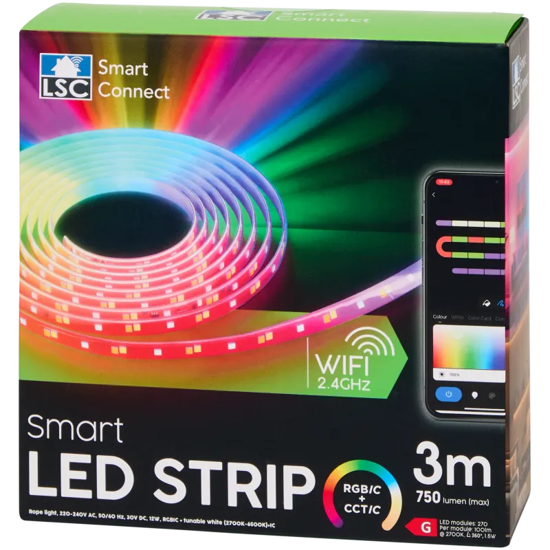 Ruban LED connecté LSC Smart Connect