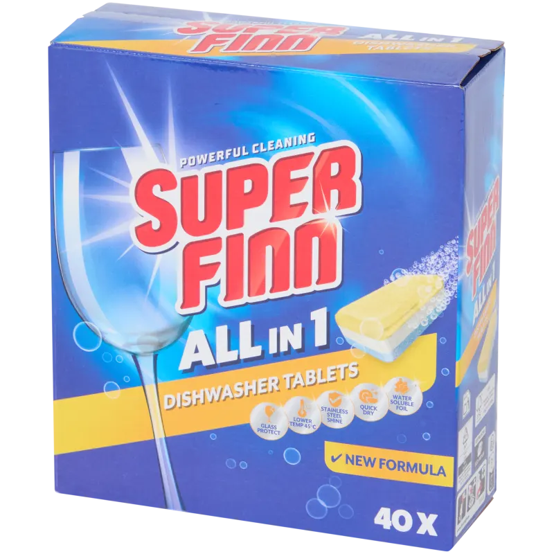 Tablettes pour lave-vaisselle tout-en-un Superfinn