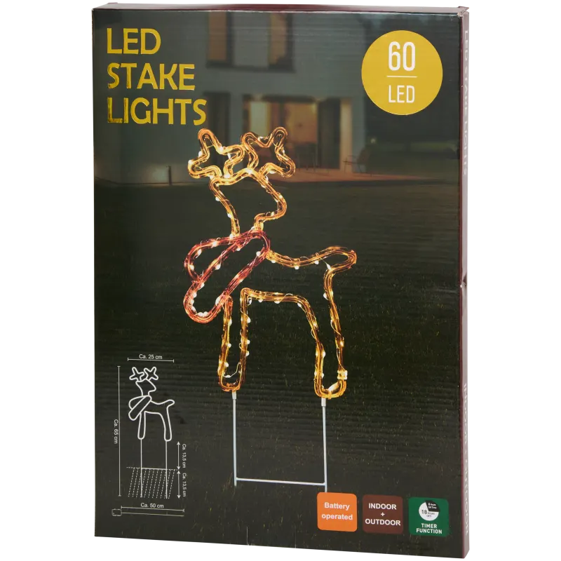 Personnage de Noël LED