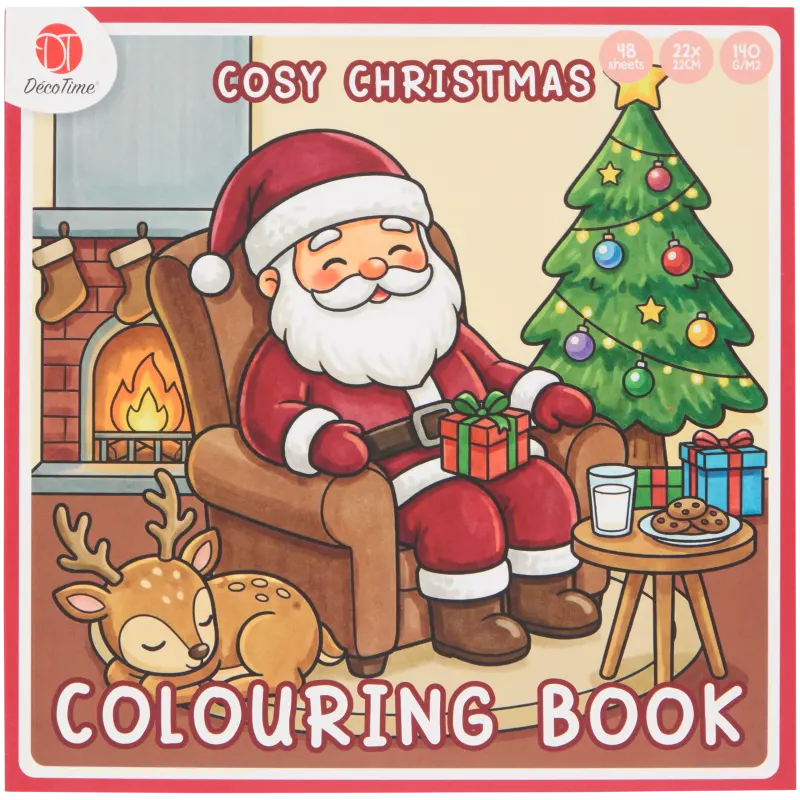Livre de coloriage Cosy Christmas DécoTime