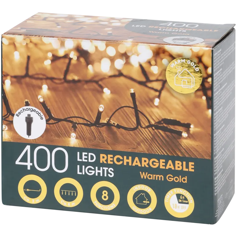 Guirlande de Noël rechargeable Luxuriance Lights