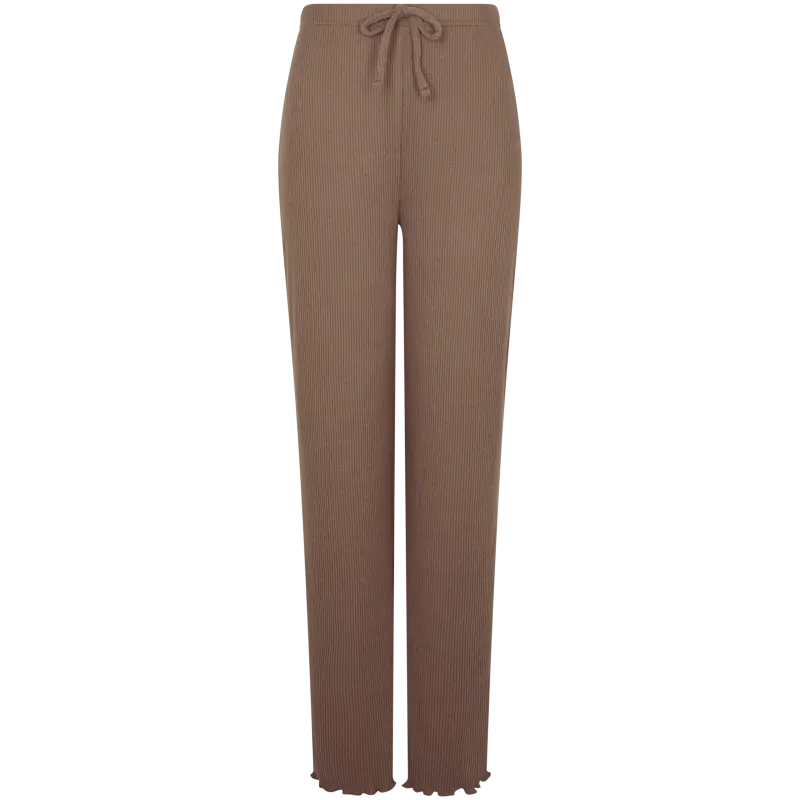 Pantalon de pyjama en tissu côtelé