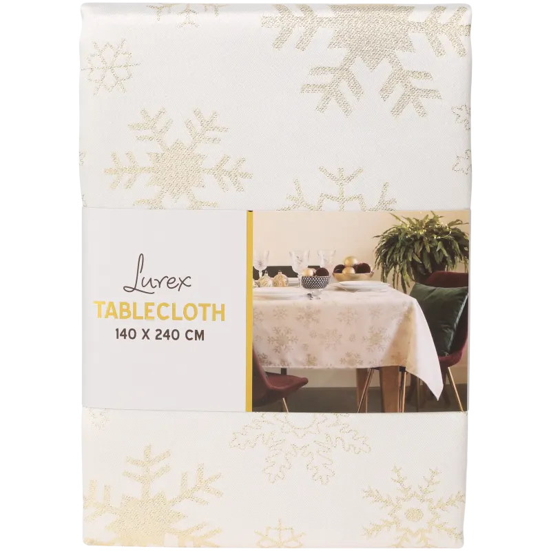 Nappe de Noël en lurex