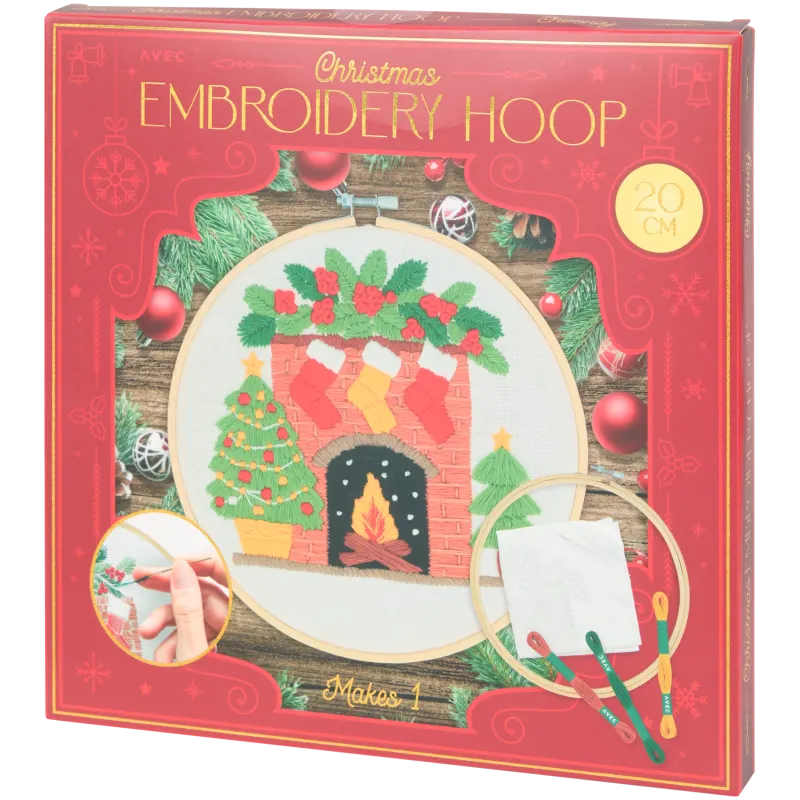 Anneau à broder de Noël