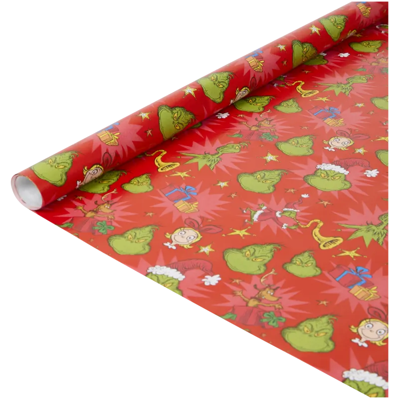 Papier cadeau Le Grinch