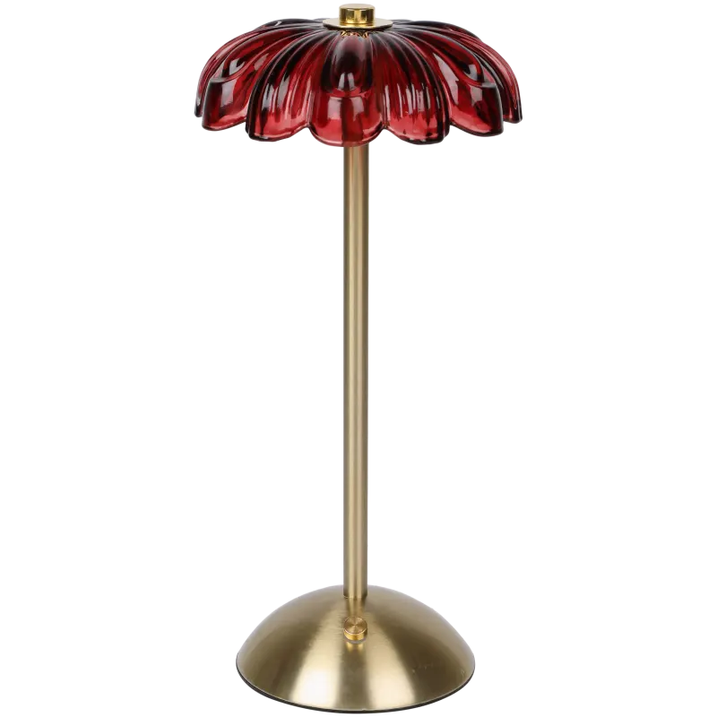 Lampe de table en forme de fleur