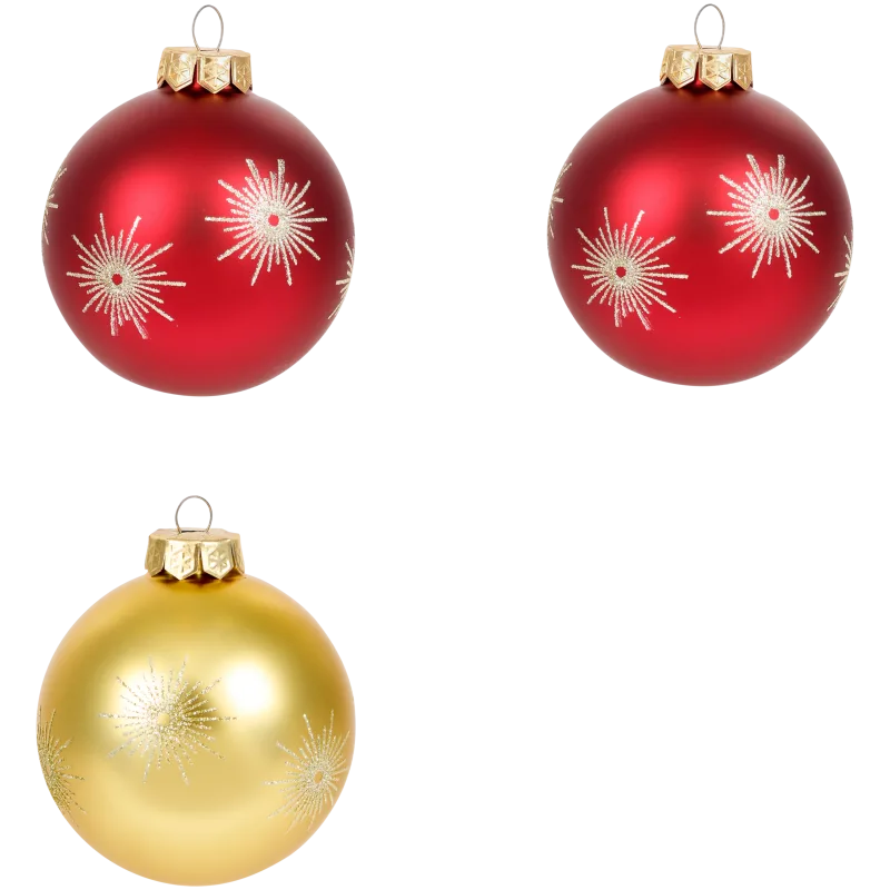 Boules de Noël en verre