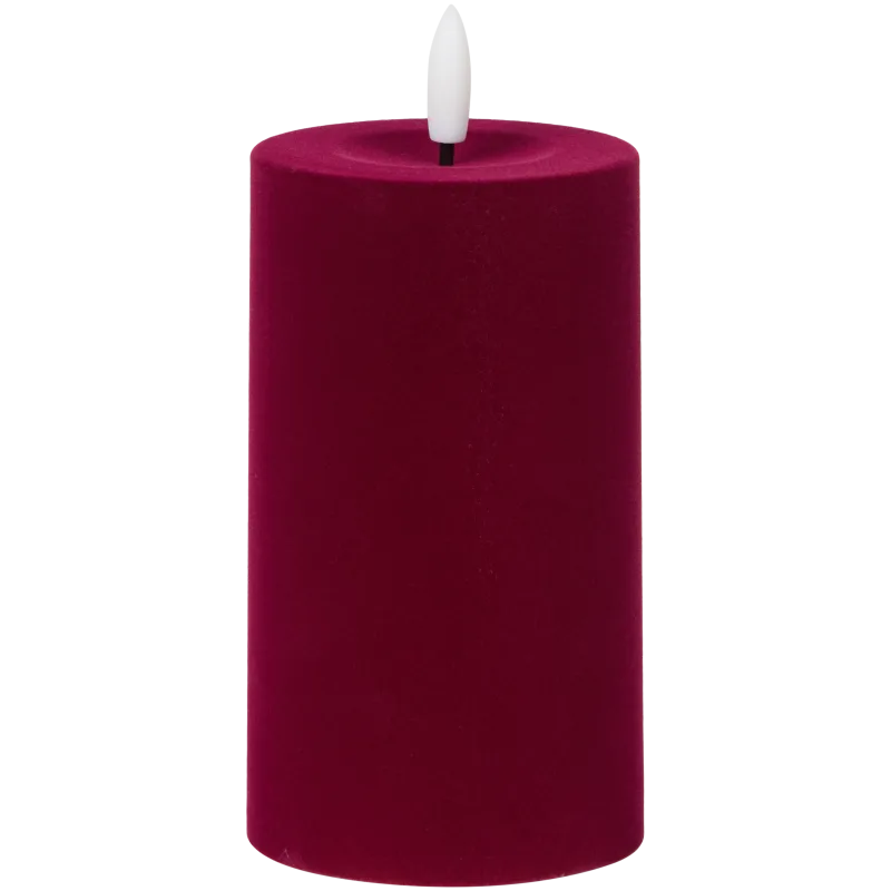 Bougie LED en velours