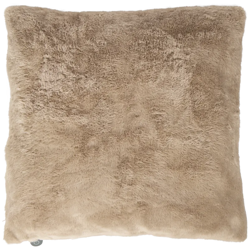 Coussin chauffant rechargeable en fausse fourrure