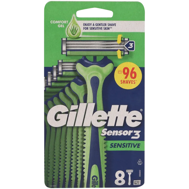 Rasoirs Gillette Sensor3 Sensitive