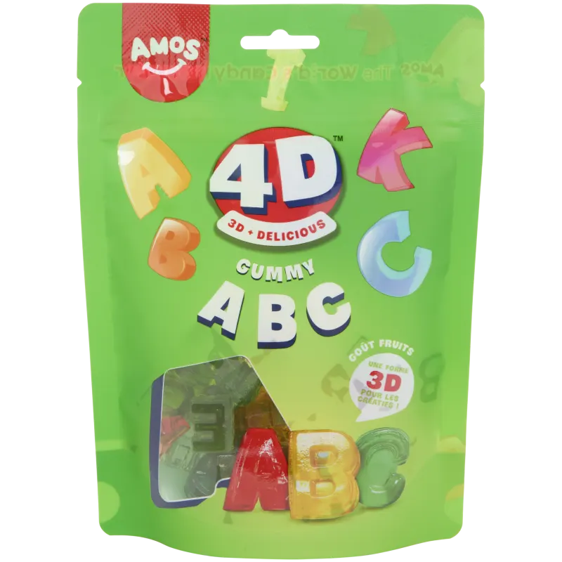 Bonbons en forme de lettres Amos