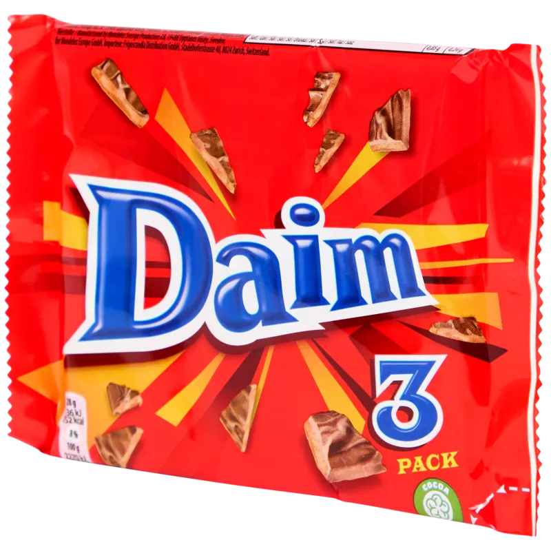 Tablettes de chocolat Daim