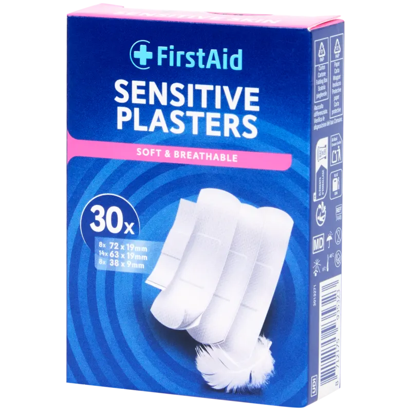 Pansements First Aid Sensitive