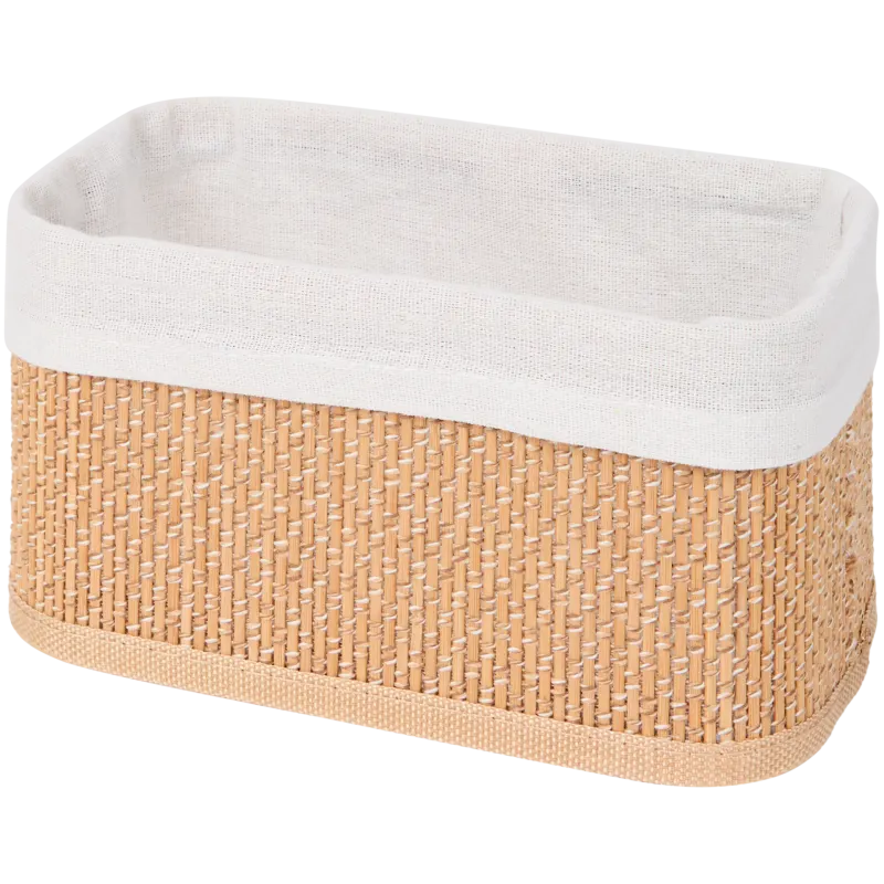 Panier de rangement en bambou