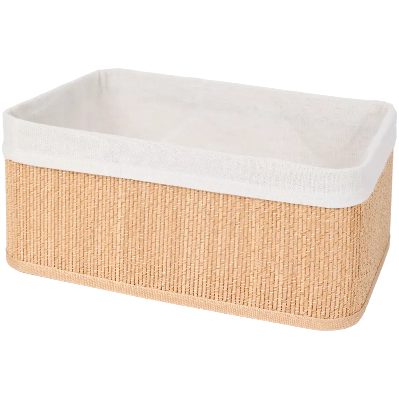 Panier de rangement en bambou