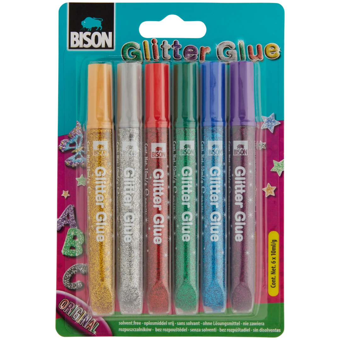Bison Glitzerleim 1