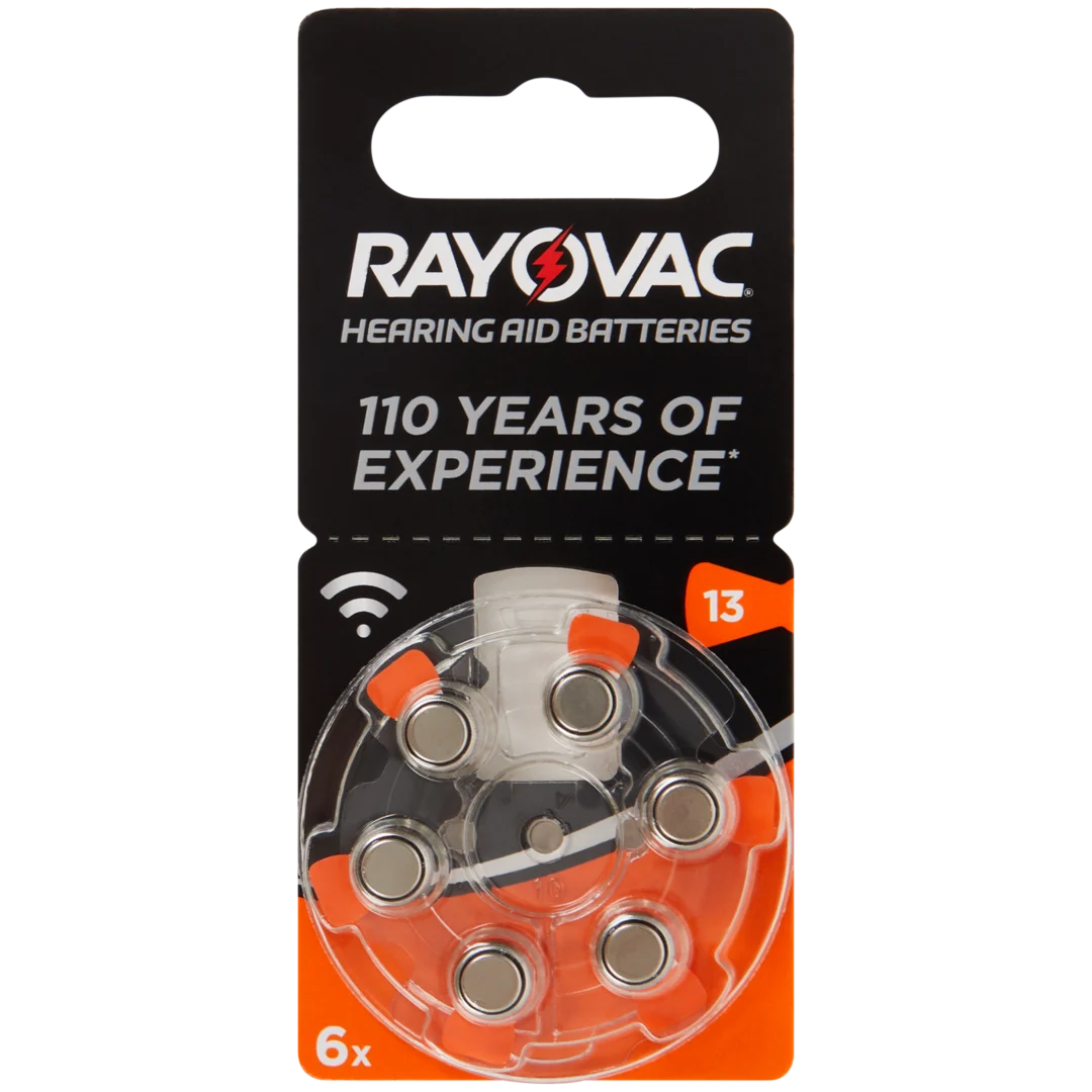 Piles pour appareils auditifs Rayovac A13 1