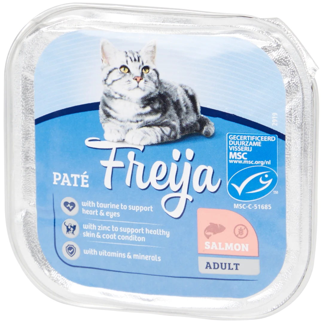 Freija Katzenfutter Pastete Lachs 1