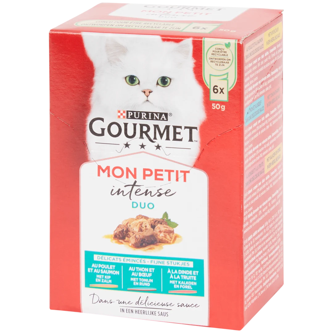 Nourriture pour chats Mon Petit Purina Gourmet 1