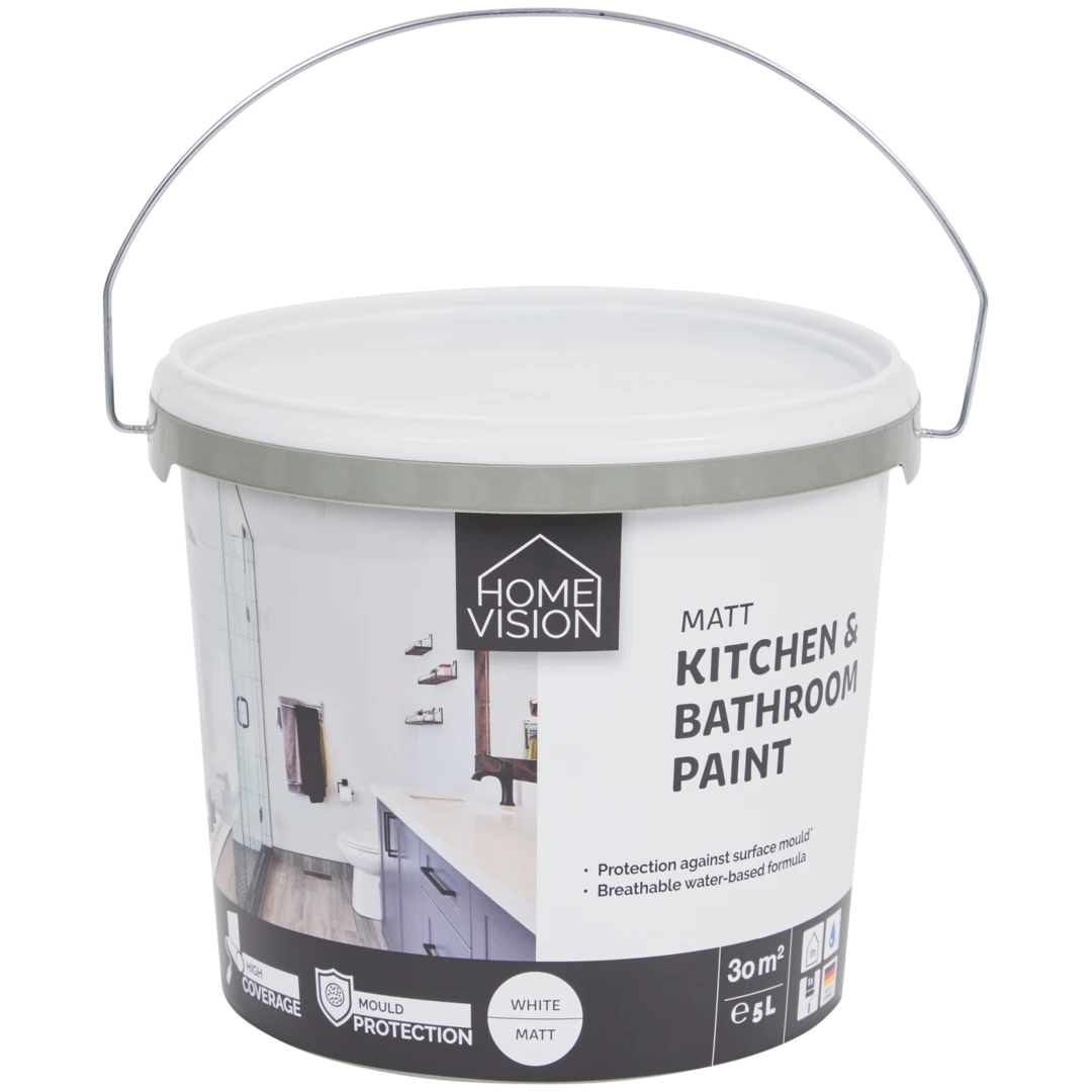 Home Vision badkamer- en keukenverf mat wit 1