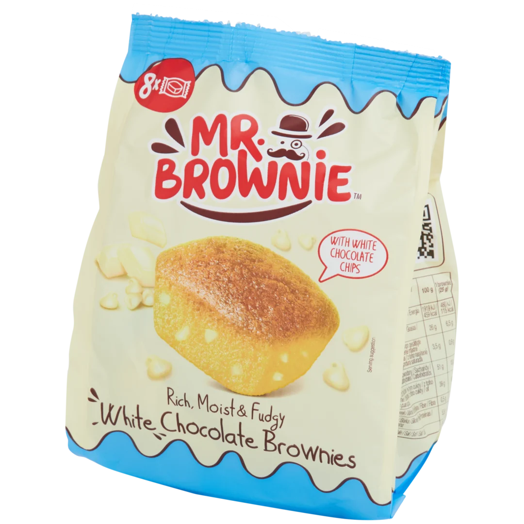 Brownies s bílou čokoládou Mr. Brownie 1