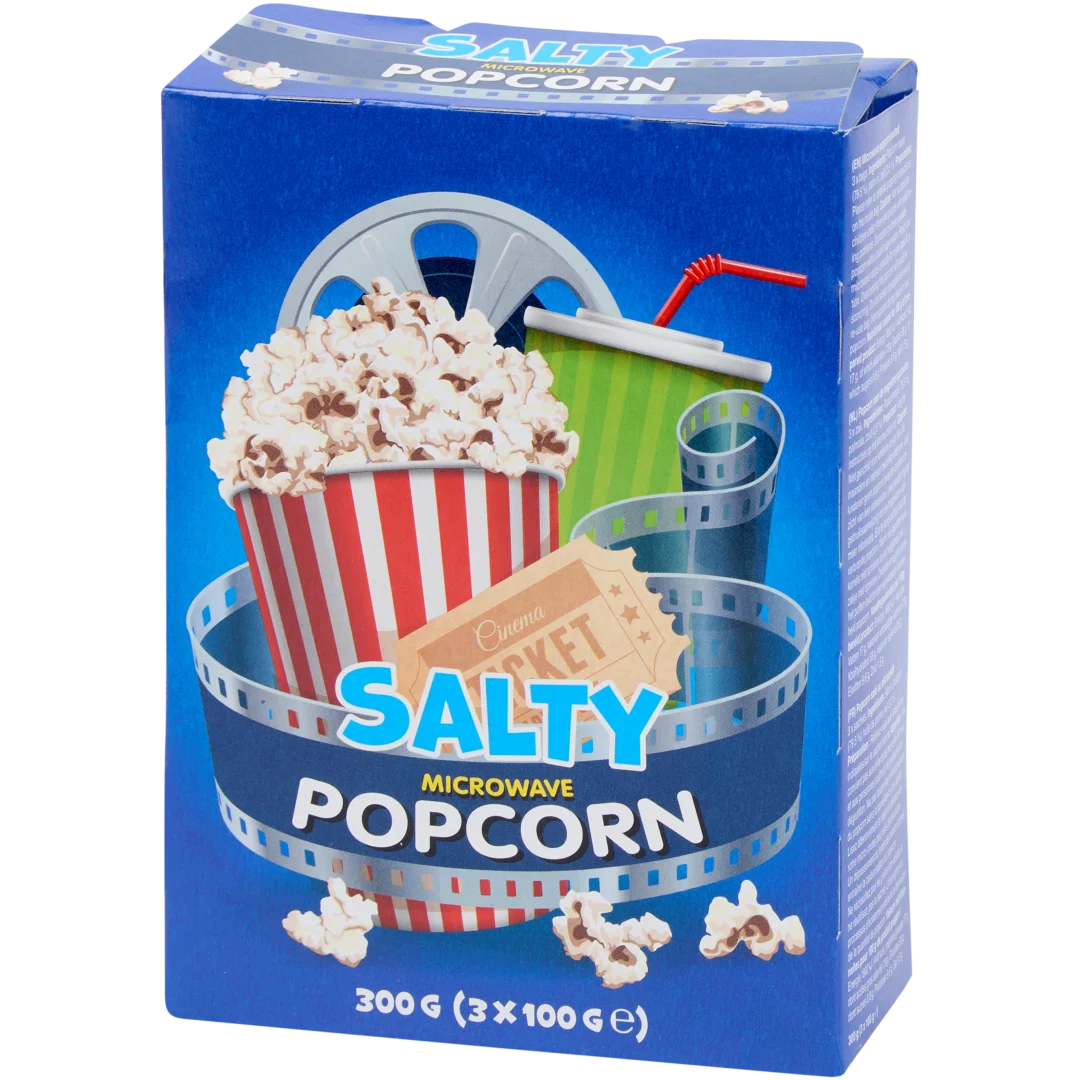 Popcorn salati per microonde 1