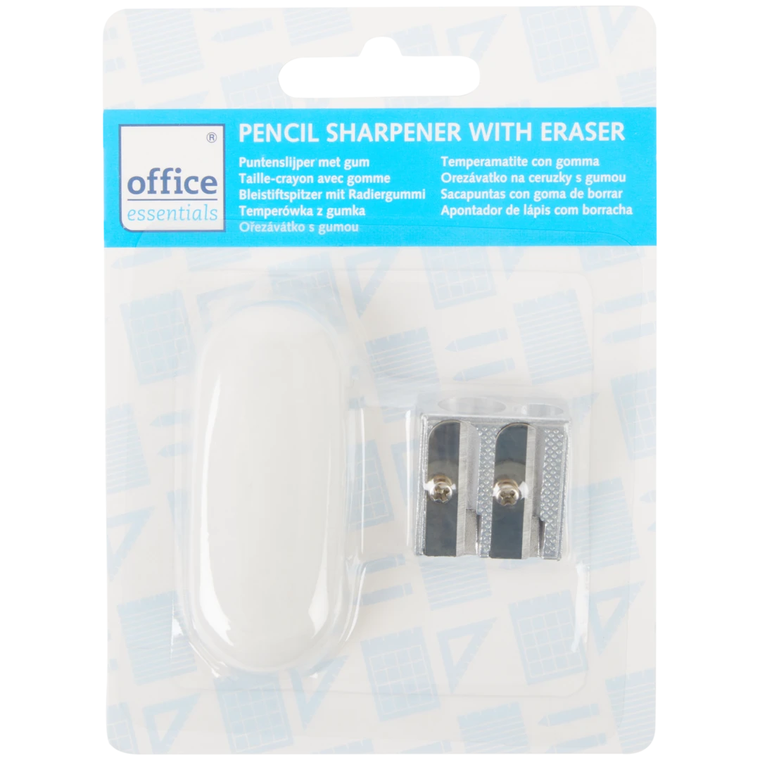 Temperówka i gumka Office Essentials 2
