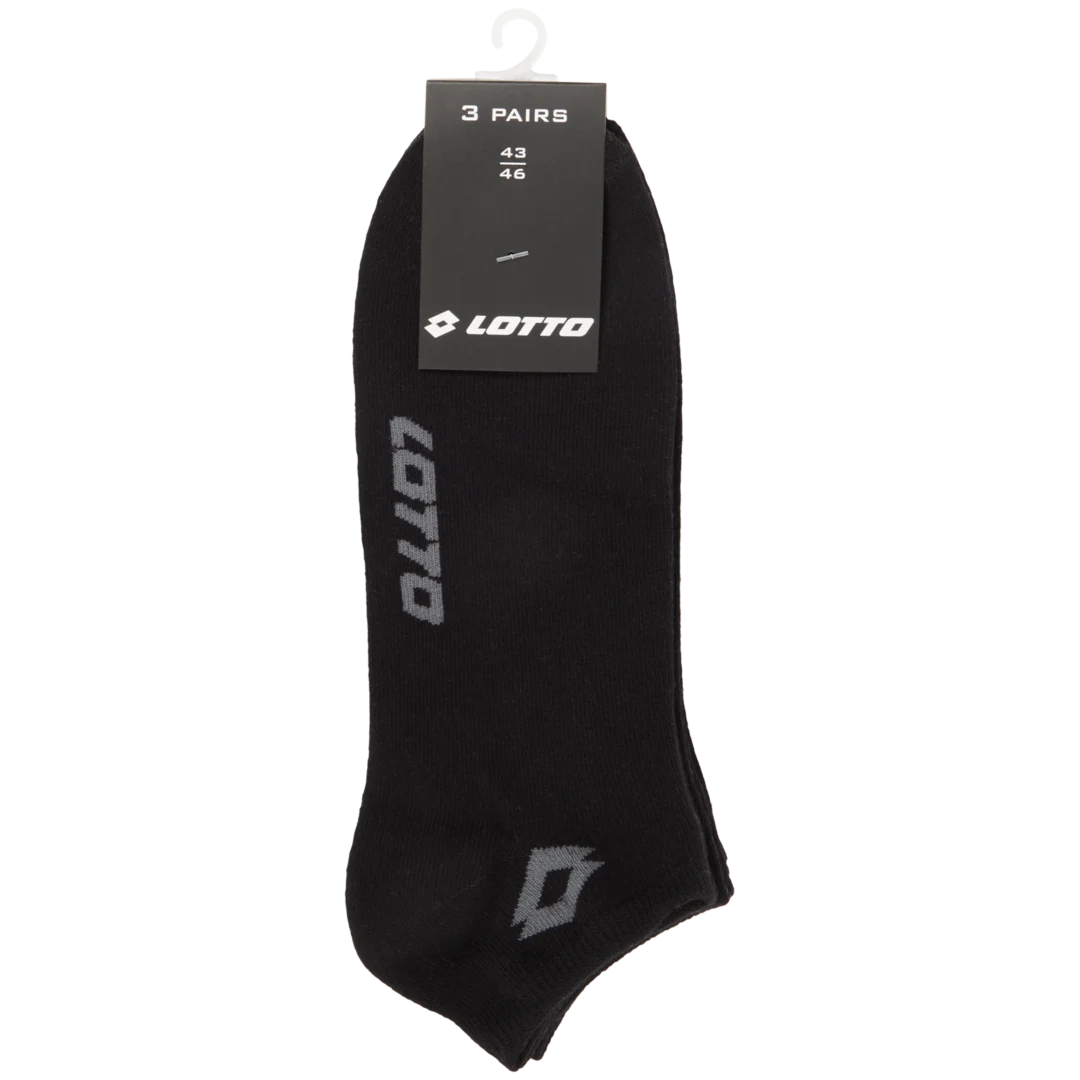 Socquettes Lotto noires 2