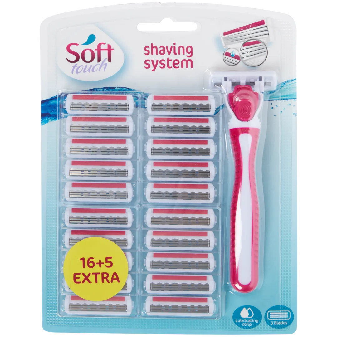 Rasoir avec recharges Soft Touch 1