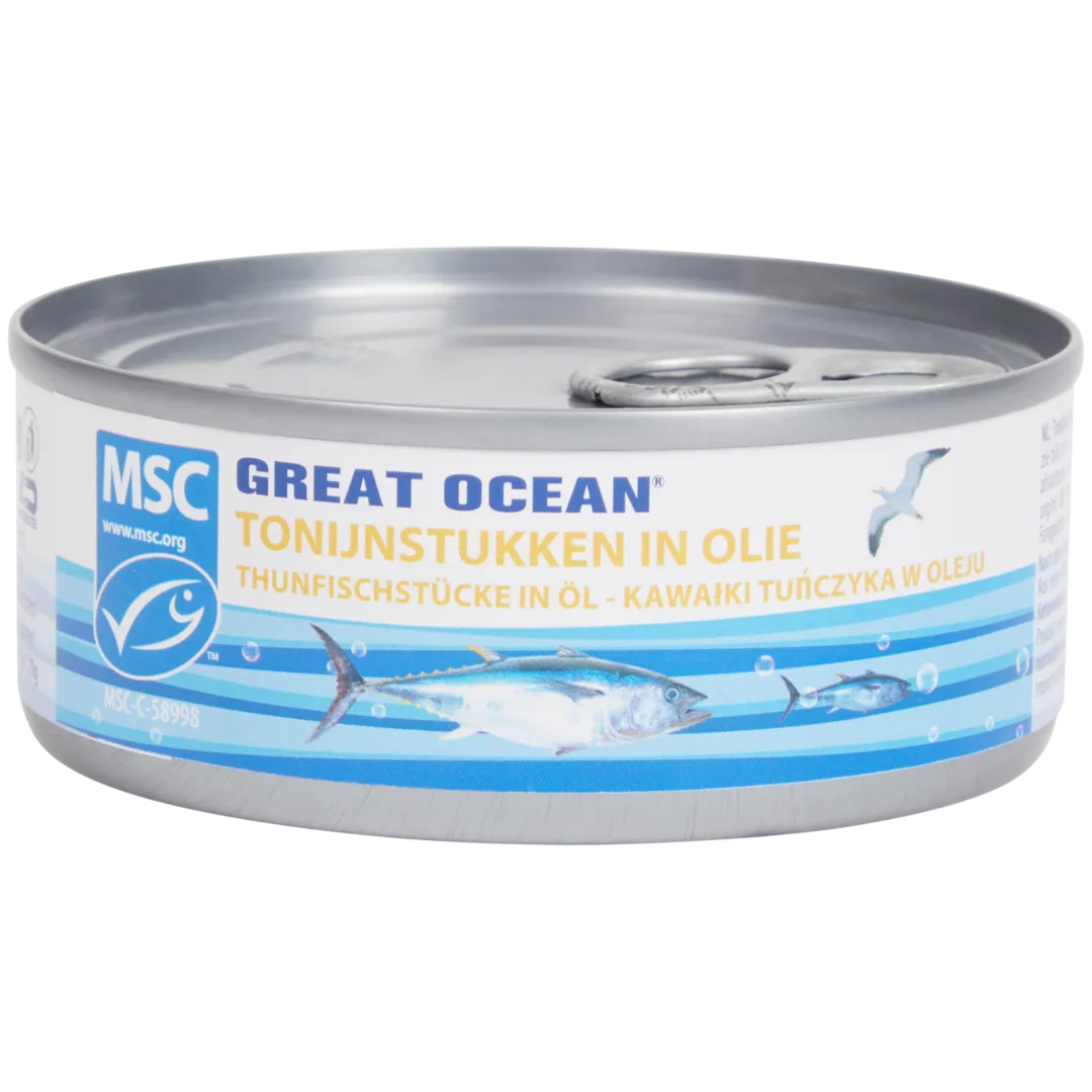 Tuńczyk w oleju słonecznikowym Great Ocean 1