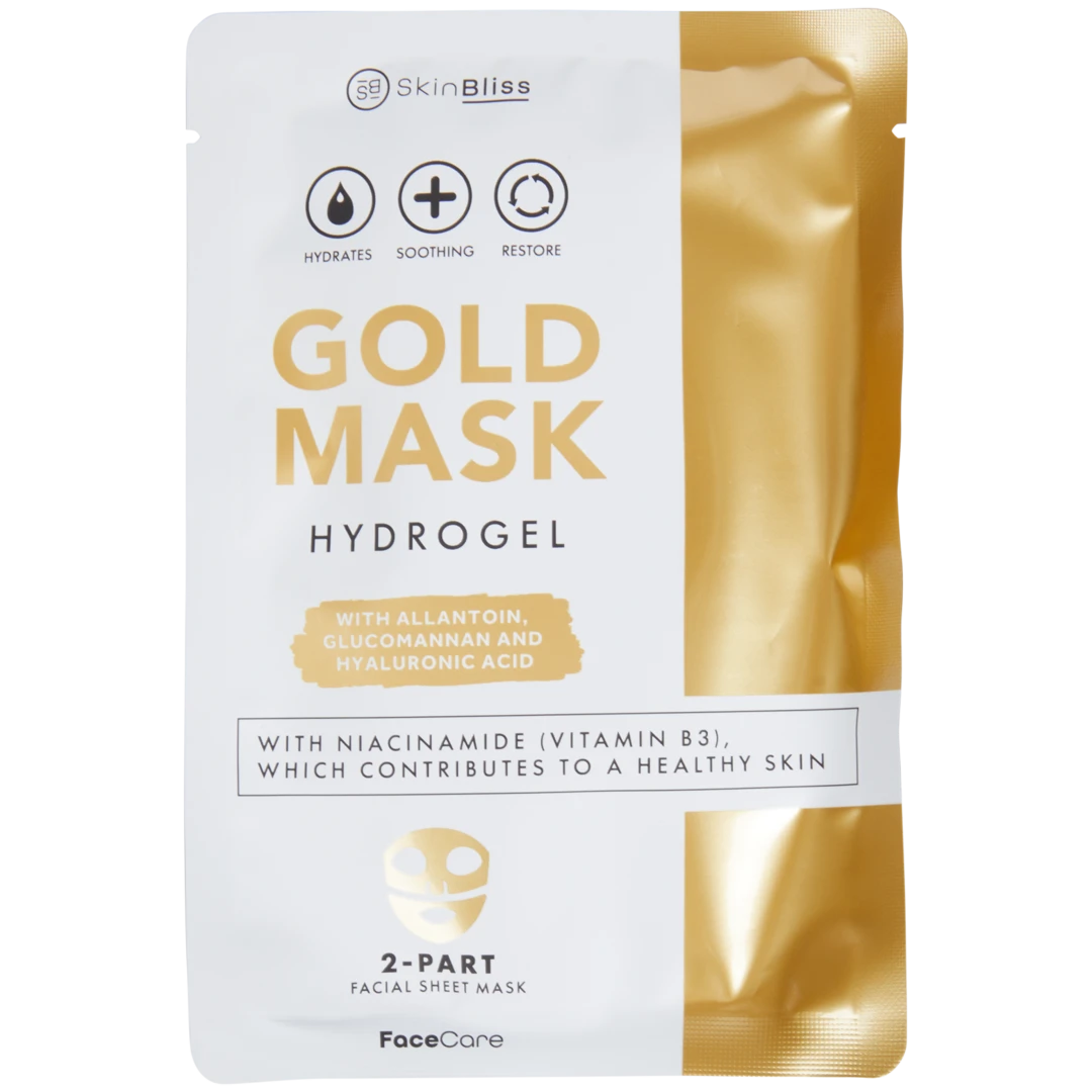 Złota maseczka do twarzy Hydrogel Skin Bliss 1